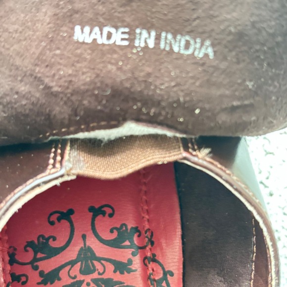 Red Tape Men's Cordovan Patent Leather Pointed Toe Loafer Dress Shoes 12 US - Picture 11 of 15